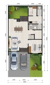 Tipe 8 x 15+ (Hoek)